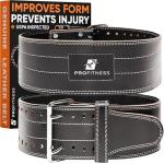 Heavy Duty Leather Weightlifting Belt for Support