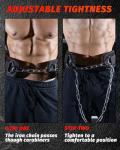 MAXRANK Dip Belt with Chain for Weightlifting