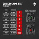 Quick Locking Weight Lifting Belt for Powerlifting