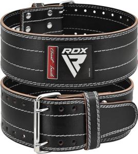 RDX 6mm Leather Weight Lifting Belt for Powerlifting