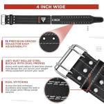 RDX 6mm Leather Weight Lifting Belt for Powerlifting