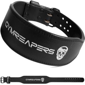 Gymreapers Adjustable Leather Weightlifting Belt