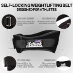 Schiek Sports Nylon Weight Lifting Belt - Small