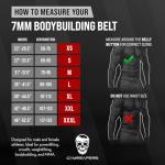 Gymreapers 7MM Heavy Duty Weight Lifting Belt