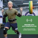 Genuine Leather Weightlifting Belt for Back Support