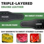 Genuine Leather Weightlifting Belt for Back Support