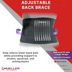 Adjustable Back Brace for Pain Relief and Support