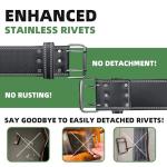 Genuine Leather Weightlifting Belt for Back Support