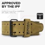 Iron Bull Strength 10mm Powerlifting Belt - Green