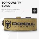 Iron Bull Strength 10mm Powerlifting Belt - Green