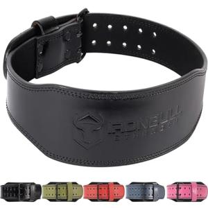 Premium 4" Wide 7mm Leather Weight Lifting Belt
