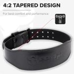 Premium 4" Wide 7mm Leather Weight Lifting Belt