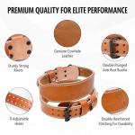 DMoose Men's Weight Lifting Belt - 4" Brown