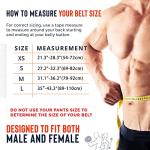 Padded 9mm Leather Weightlifting Belt for All