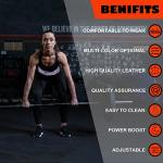 Padded 9mm Leather Weightlifting Belt for All