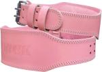 Jaffick Women's 4" Pink Leather Weightlifting Belt