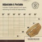 Dominion Leather Weight Lifting Belt for Powerlifting