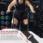 Belt Squat Rack Attachment with Padded Support