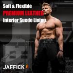 Jaffick Leather Weightlifting and Dip Belt Combo