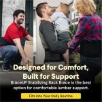 BraceUP Adjustable Back Support Brace for Pain Relief
