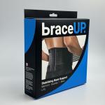 BraceUP Adjustable Back Support Brace for Pain Relief