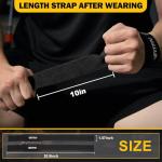FITFIV Neoprene Lifting Straps for Weightlifting