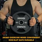 FITFIV Neoprene Lifting Straps for Weightlifting