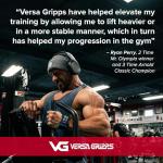 Versa Gripps Pro Wrist Straps for Weightlifting