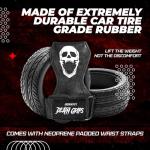 JerkFit Death Grips Lifting Straps for Heavy Lifts
