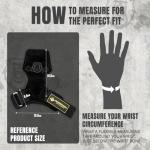 Double Leather Lifting Straps with Cushion Wrist Loop