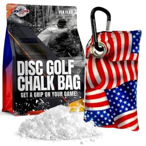 Disc Golf Chalk Bag with Carabiner Attachment