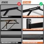 Yes4All Wall Mounted Pull Up Bar - Multi-Grip