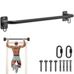 Heavy Duty Wall Mount Pull Up Bar with Hooks