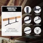 AmStaff Ceiling Mounted Pull Up Bar - Heavy Duty