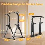 Foldable Free Standing Pull Up Bar Power Tower