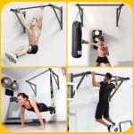 Adjustable Wall Mounted Pull Up Bar 500LBS Capacity