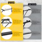 Adjustable Wall Mounted Pull Up Bar 500LBS Capacity