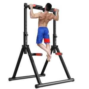 DOBESTS Adjustable Foldable Power Tower for Home Gym