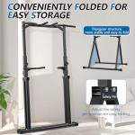 STACOO Foldable Pull Up Bar and Dip Station