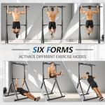 STACOO Foldable Pull Up Bar and Dip Station