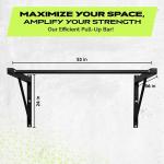 Rage Fitness Heavy-Duty Wall Mounted Pull Up Bar