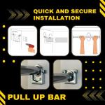 DreamGYM Doorway Pull-Up and Chin-Up Bar