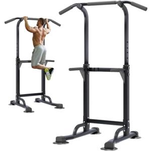 Soges Power Tower: Adjustable Pull Up & Dip Station