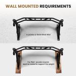 LIONSCOOL Wall Mounted Pull Up Bar with Pulley