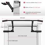 ONETWOFIT Multi-Grip Pull Up Bar for Home Gym