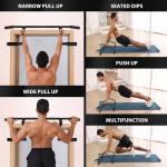 ONETWOFIT Multi-Grip Pull Up Bar for Home Gym
