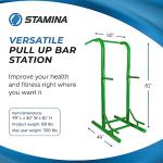 Stamina Adjustable Pull Up Bar & Dip Station