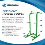 Stamina Adjustable Pull Up Bar & Dip Station