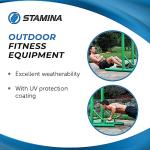 Stamina Adjustable Pull Up Bar & Dip Station