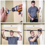 JFIT Deluxe Multi-Exercise Pull-Up Bar with Comfort Grips